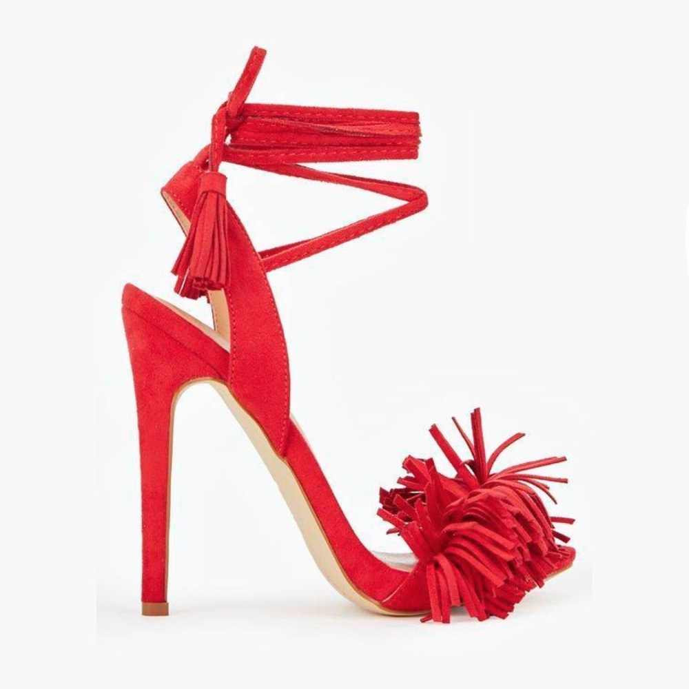Faux Suede Sandals